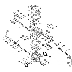Carburetor HS-314 Assembly for Stihl TS700 Disc Cutter Pre 43.2007 and 21.2011
