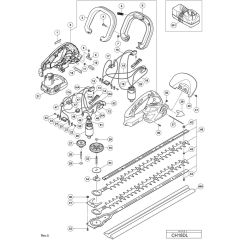 Main Assembly for Hikoki CH18DL