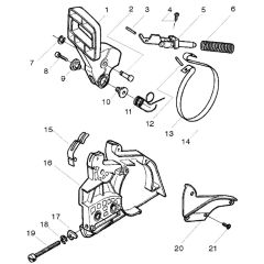 Chain Brake Assembly for Husqvarna 136LE Chainsaw