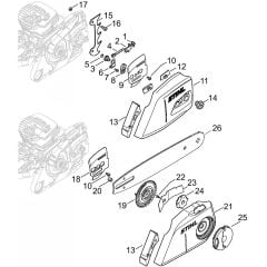Chain Tensioner Assembly for Stihl MS261