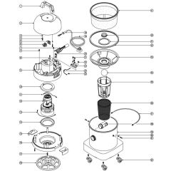 Numatic Charles CVC380 Assembly