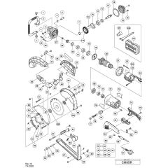 Main Assembly for Hikoki CM9SR