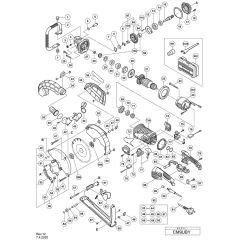Hikoki CM9UBY Main Assembly
