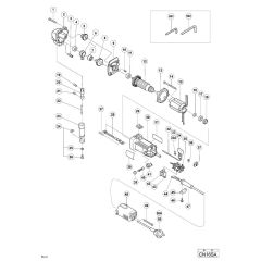 Hikoki CN16SA Nibbler Assembly