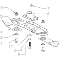 Blade Assembly for Morrison Mower