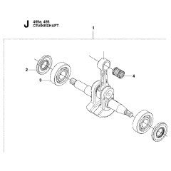 Crankshaft Assembly For Husqvarna 455e Chainsaw