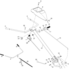 Handle Assembly for Husqvarna CRT 81