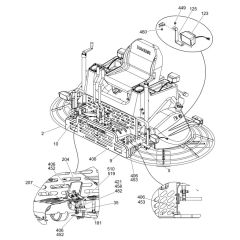Front Assembly for Wacker CRT 36-24 A-E Trowel