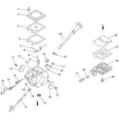 Carburettor for ECHO CS-260T