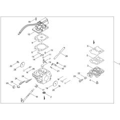 Carburettor for ECHO CS-3510AC