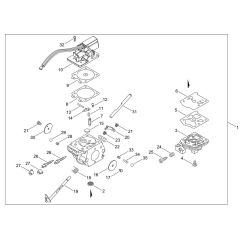 Carburettor for ECHO CS-352AC