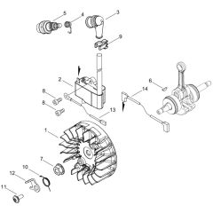 Magneto for ECHO CS-4010