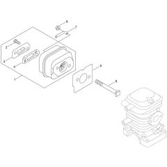 Muffler for ECHO CS-420ES