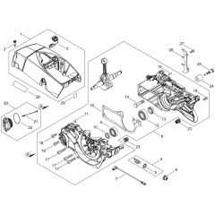 Crankcase for ECHO CS-4310SX
