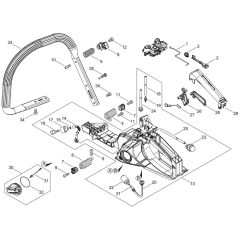 Handle for ECHO CS-4310SX