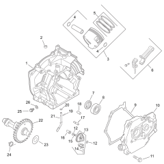 Crankcase for Kohler CS6 Engines