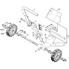 Cutquik Cart Assembly for Stihl TS460 Disc Cutter