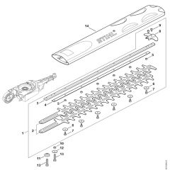 Cutter Bar for Stihl HLA 65