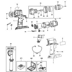 Dewalt dc759 deals parts