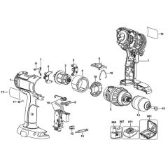 DeWalt DCD775 Type 1 Cordless Drill Parts DeWalt 18v Cordless