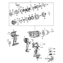 DeWalt DCD795 Type 2 Cordless Drill Driver Parts DeWalt 18v Cordless Drill Parts DeWalt 18v Cordless Drill Parts DeWalt Cordless Drill Parts DeWalt Drill Parts Drilling