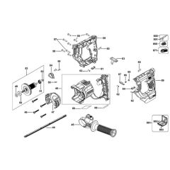 Main Assembly for DeWalt DCH133