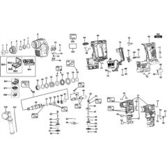 DeWalt DCH273 Main Assembly