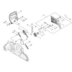 Chain Brake for ECHO DCS-3500