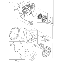 Starter Assembly for Makita DCS6401-45