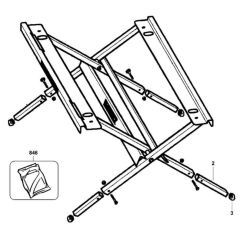 Main Assembly for DeWalt DE7440