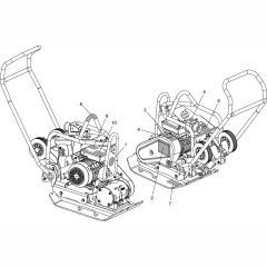 Decals for Altrad Belle PCLX1645E Forward Plate
