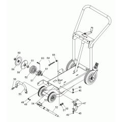 Pulley Assembly for Wacker DFS90 Floor Saw