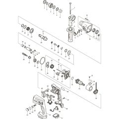 Main Assembly for Makita DHR162Z