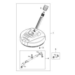 Patio Cleaner Assembly for Nilfisk