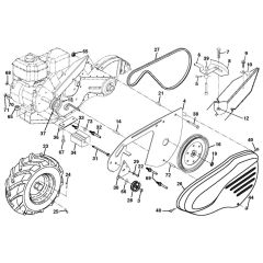 Mainframe Assembly for Husqvarna