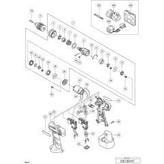 Main Assembly for Hikoki DS12DVC