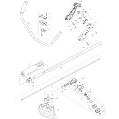 Makita DUR361U Assembly