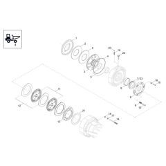 Brake Assembly for Wacker DV100-2