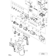 Hikoki DV22V Main Assembly