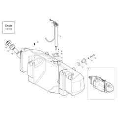 Fuel Tank Assembly for DV60-2