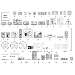 Decals for Wacker DV60-2 Dumper