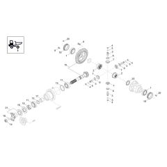 Differential Axle for Wacker DV60-2