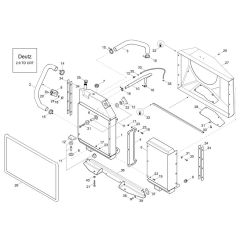 Combi-Cooler for Wacker DV60-2