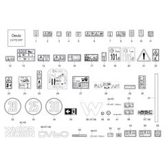 Decals for Wacker DV60-2