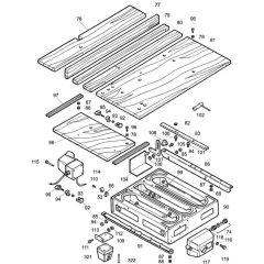DeWalt DW1251 Type 1 Radial Arm Saw Parts DeWalt DW Series