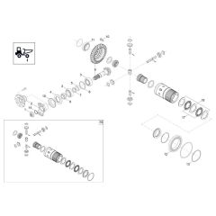 Differential Axle for Wacker DW30-2