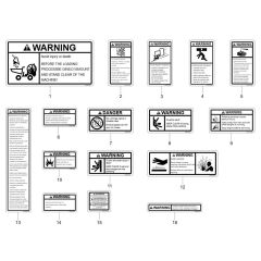 Decals for Wacker DW30-2