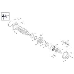 Axle Case & Wheel Hub Assembly
