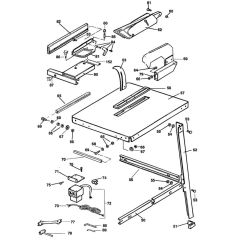 Dewalt table saw parts best sale
