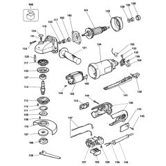 Main Assembly for DeWalt DW401K